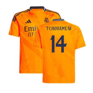 2024-2025 Real Madrid Away Shirt (Kids) (Tchouameni 14)