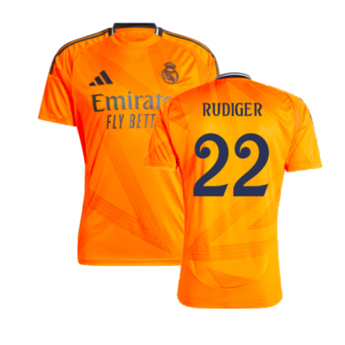 2024-2025 Real Madrid Away Shirt (Rudiger 22)