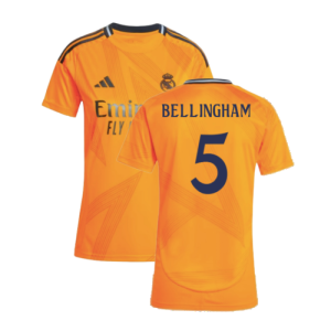 2024-2025 Real Madrid Away Shirt (Womens) (Bellingham 5)