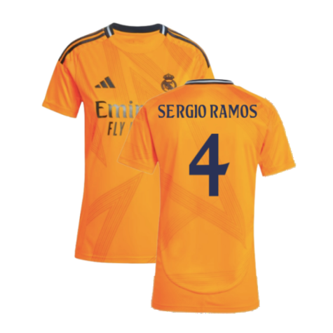 2024-2025 Real Madrid Away Shirt (Womens) (Sergio Ramos 4)