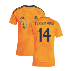 2024-2025 Real Madrid Away Shirt (Womens) (Tchouameni 14)