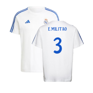 2024-2025 Real Madrid DNA Tee (White) (E.Militao 3)