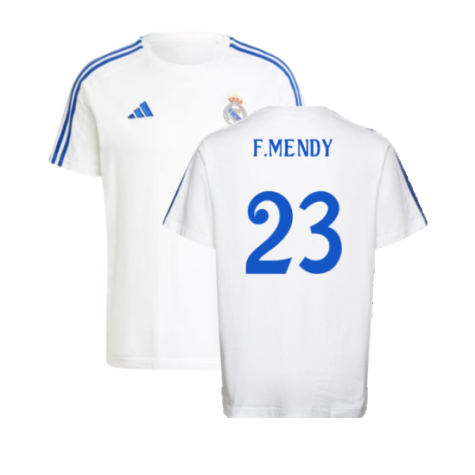 2024-2025 Real Madrid DNA Tee (White) (F.Mendy 23)