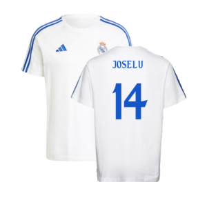 2024-2025 Real Madrid DNA Tee (White) (Joselu 14)