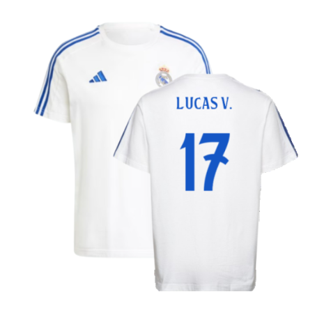 2024-2025 Real Madrid DNA Tee (White) (Lucas V. 17)