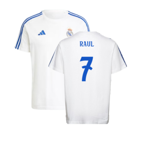 2024-2025 Real Madrid DNA Tee (White) (Raul 7)