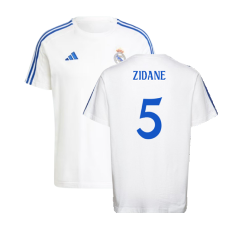 2024-2025 Real Madrid DNA Tee (White) (Zidane 5)