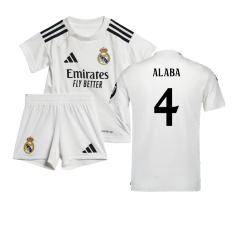 2024-2025 Real Madrid Home Baby Kit (Alaba 4)