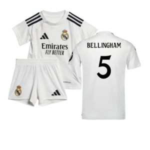 2024-2025 Real Madrid Home Baby Kit (Bellingham 5)