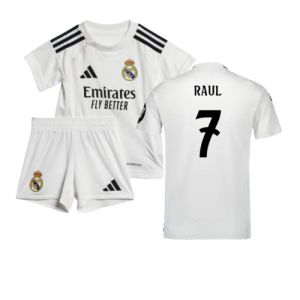 2024-2025 Real Madrid Home Baby Kit (Raul 7)