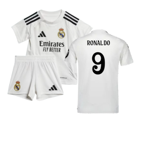 2024-2025 Real Madrid Home Baby Kit (Ronaldo 9)