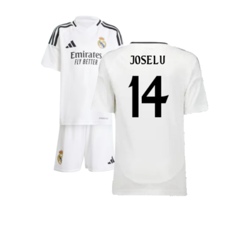 2024-2025 Real Madrid Home Mini Kit (Joselu 14)