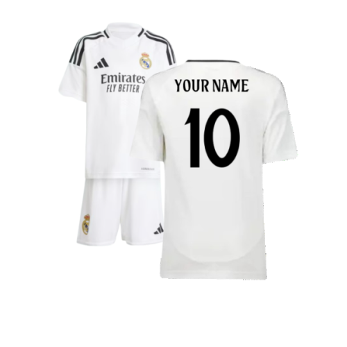 2024-2025 Real Madrid Home Mini Kit (Your Name)