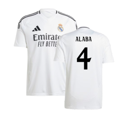 2024-2025 Real Madrid Home Shirt (Alaba 4)