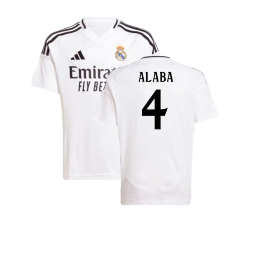 2024-2025 Real Madrid Home Shirt (Kids) (Alaba 4)