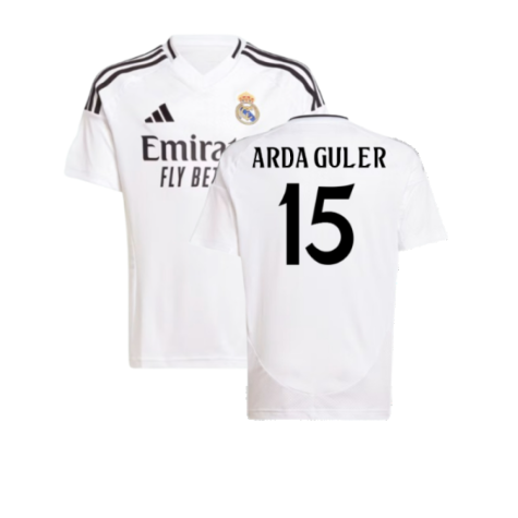 2024-2025 Real Madrid Home Shirt (Kids) (Arda Guler 15)