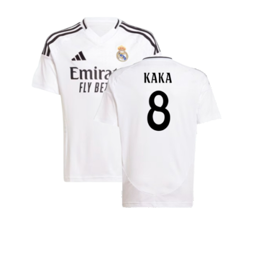 2024-2025 Real Madrid Home Shirt (Kids) (Kaka 8)