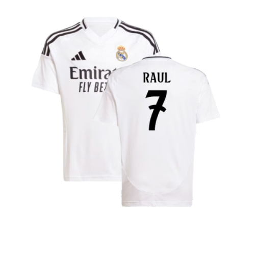 2024-2025 Real Madrid Home Shirt (Kids) (Raul 7)