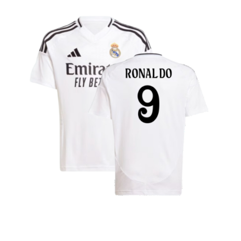 2024-2025 Real Madrid Home Shirt (Kids) (Ronaldo 9)