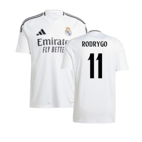 2024-2025 Real Madrid Home Shirt (Rodrygo 11)