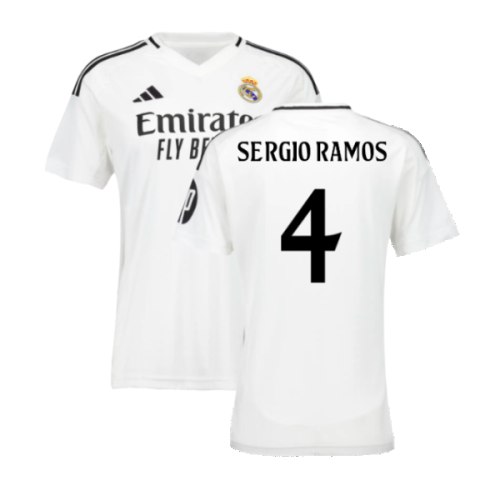 2024-2025 Real Madrid Home Shirt (Womens) (Sergio Ramos 4)