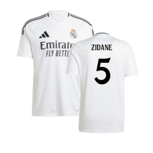 2024-2025 Real Madrid Home Shirt (Zidane 5)