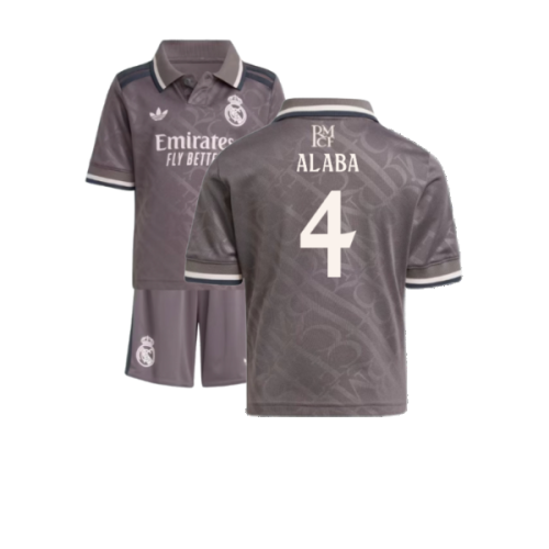 2024-2025 Real Madrid Third Mini Kit (Alaba 4)