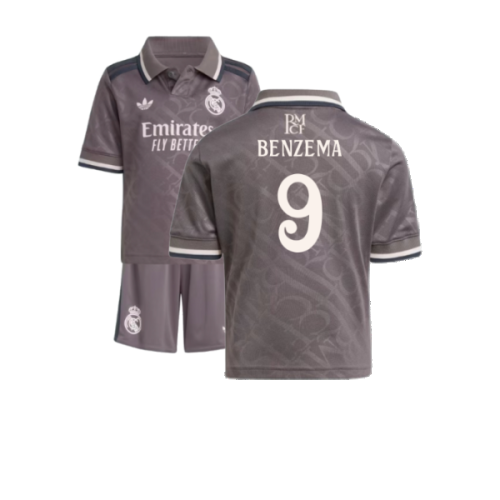 2024-2025 Real Madrid Third Mini Kit (Benzema 9)