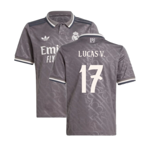 2024-2025 Real Madrid Third Shirt (Kids) (Lucas V. 17)