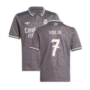 2024-2025 Real Madrid Third Shirt (Kids) (Vini Jr. 7) 2024-2025 Real Madrid Third Shirt (Kids) (Vini Jr. 7)
