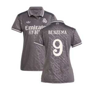 2024-2025 Real Madrid Third Shirt (Womens) (Benzema 9)