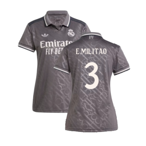 2024-2025 Real Madrid Third Shirt (Womens) (E.Militao 3)