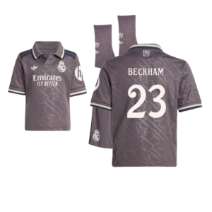 2024-2025 Real Madrid Third Youth Kit (Beckham 23) 2024-2025 Real Madrid Third Youth Kit (Beckham 23)