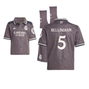 2024-2025 Real Madrid Third Youth Kit (Bellingham 5)