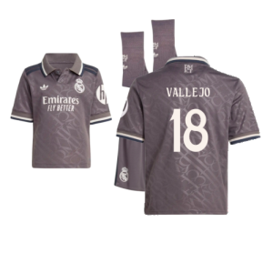 2024-2025 Real Madrid Third Youth Kit (Vallejo 18)