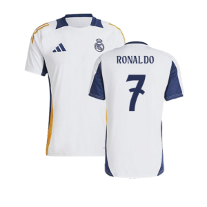 2024-2025 Real Madrid Training Shirt (White) (Ronaldo 7)