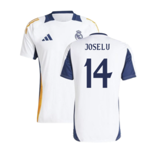 2024-2025 Real Madrid Training Tee (White) (Joselu 14)