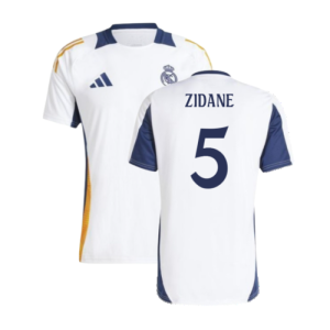 2024-2025 Real Madrid Training Tee (White) (Zidane 5)