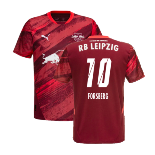 2024-2025 Red Bull Leipzig Away Shirt (Forsberg 10)