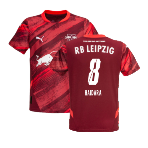 2024-2025 Red Bull Leipzig Away Shirt (Kids) (Haidara 8)