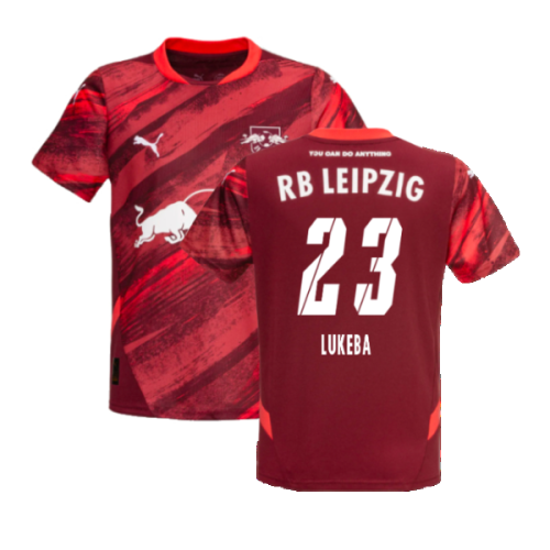 2024-2025 Red Bull Leipzig Away Shirt (Kids) (Lukeba 23)