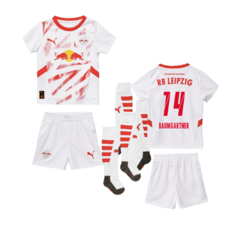 2024-2025 Red Bull Leipzig Home Mini Kit (Baumgartner 14)