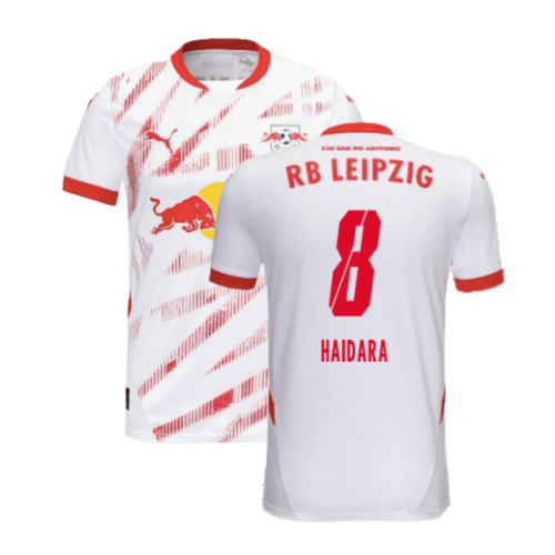 2024-2025 Red Bull Leipzig Home Shirt (Kids) (Haidara 8)