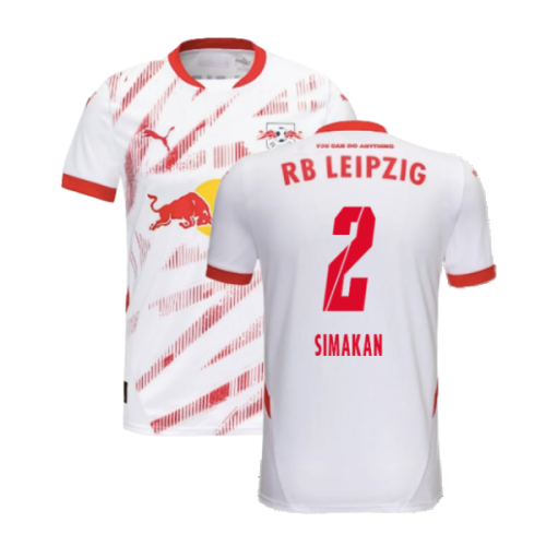 2024-2025 Red Bull Leipzig Home Shirt (Kids) (Simakan 2)