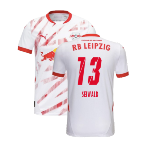 2024-2025 Red Bull Leipzig Home Shirt (Seiwald 13)