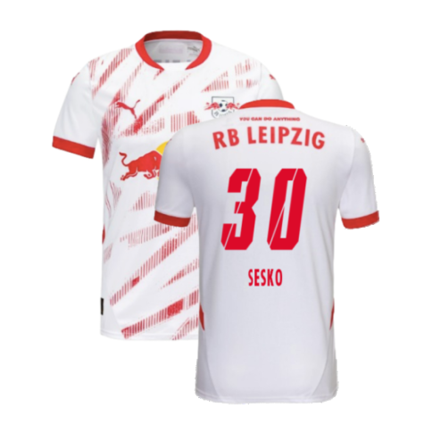 2024-2025 Red Bull Leipzig Home Shirt (Sesko 30)