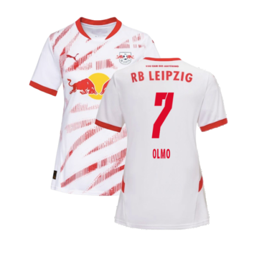 2024-2025 Red Bull Leipzig Home Shirt (Womens) (Olmo 7)