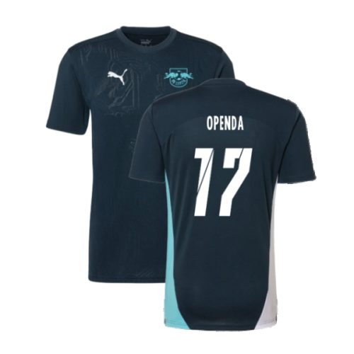 2024-2025 Red Bull Leipzig Training Shirt (Dark Night) (Openda 17)