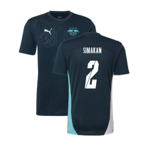 2024-2025 Red Bull Leipzig Training Shirt (Dark Night) (Simakan 2)