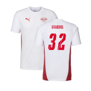 2024-2025 Red Bull Leipzig Training Shirt (White) (Gvardiol 32)